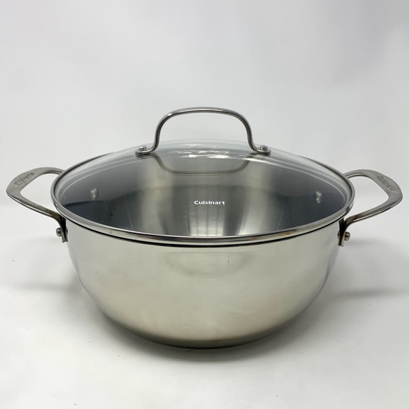 Cuisinart Other - Cuisinart 5.5 Quart Multi-Purpose Pot Pan w Glass Lid Stainless Steel 755-26GD